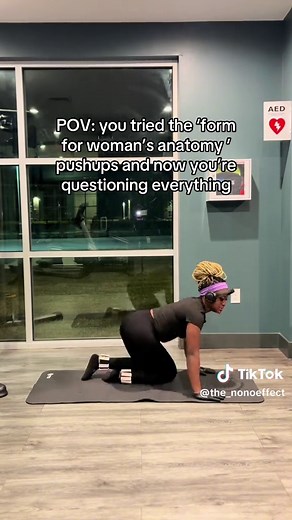 Modified Push Ups and Gym Humor