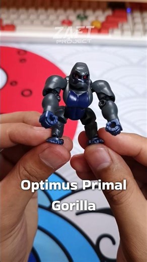 Optimus Primal Gorilla Blokees Transformers Defender Version 06 Beast Wars Blindbox Action Figure