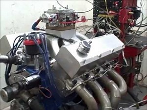 1100 HP Big Block Ford 605 CID Race Engine Dyno Test