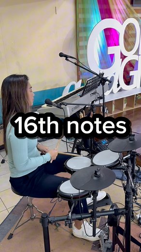 16K views · 447 reactions | 16th Notes - Drum lesson Part 150 論 | #atejazz #vlog356 #drumandlesson #fyp #drummer #drumlife #drums #drumminglesson #girldrummer #alesis #drumeducation #drumbeat #basicfill #reelschallengereelschallenge #reelschallenge #reelitfeelit #reelkarofeelkaro #reelsfacebook #fbreelsfypシ゚ #fbreels #fbreelsvideo #fbreelsfypシ゚viralfbreelsfypシ゚viral #fbreelsfypシ゚viralシ #fbreels2025ツ ~ to GOD be the glory! | Ate Jazz | Facebook