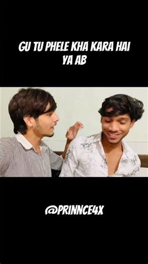 Gu tu phele kha kara hai ya ab 😂 #funny #comedy #ytshortsindia #memeshorts @prinnce4x