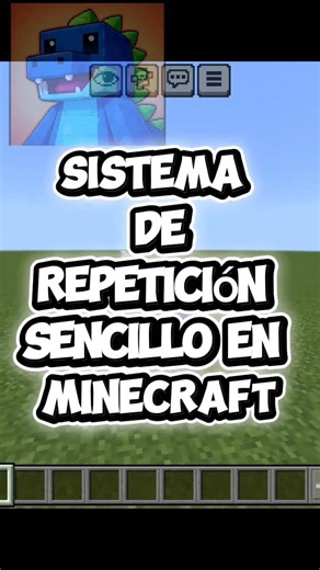sistema repetidor de redstone sencillo en#minecraft