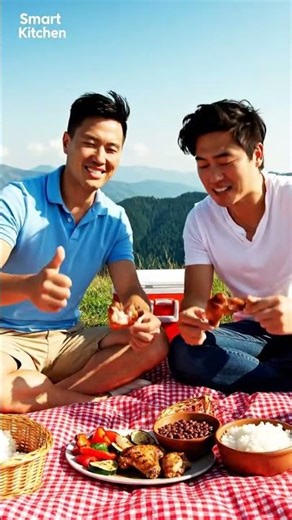 Brazilian Mountain Picnic Chicken | Grilled Veggies, Rice & Beans | Smart Kitchen