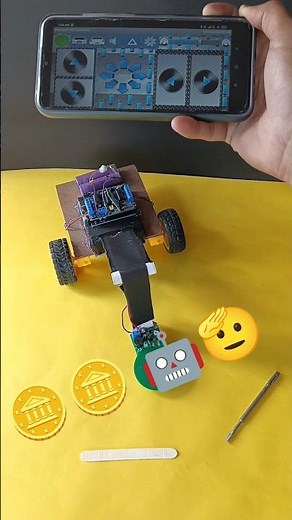 Smart Robotic Car with Metal Detection | Arduino Project #shorts