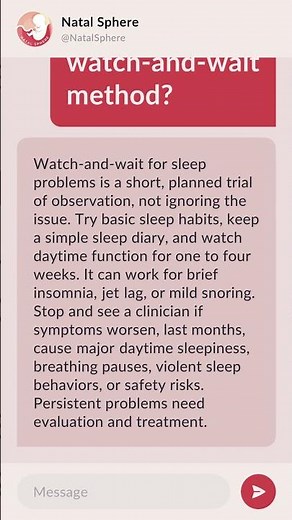 What is the watch-and-wait method?