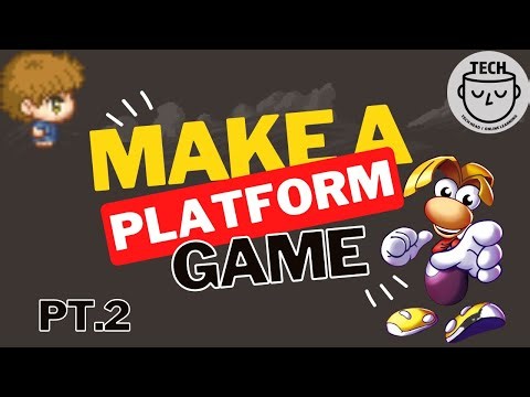 HOW TO MAKE A PLATFORM GAME IN JAVASCRIPT P5PLAY TUTORIAL -MOVEMENT - PT 2