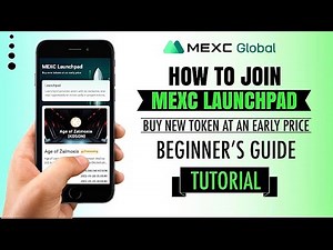 How to JOIN on MEXC LAUNCHPAD for BEGINNERS | Crypto App Tutorial