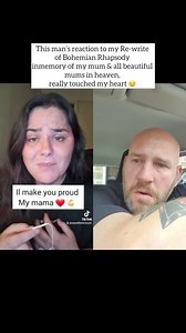 This was so emotional 🥹🙏 Re sharing this video of this gentleman who shared his reaction to my re write to bohemian rhapsody 🙏 #mama #mother #missyou #bohemianrhapsody #singer #viral #heaven #emotional | Mandi Fisher
