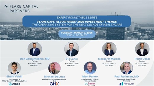 Flare Capital Partners Expert Roundtable #22: 2026 Investment Themes | Cohere Health