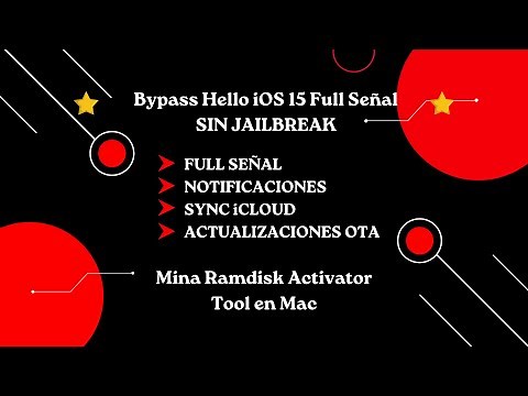 Bypass Hello iOS 15 Full Señal | Mina Ramdisk Activator | AndroBypass