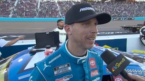 Denny Hamlin deflated after falling short: 'Just not meant to be'