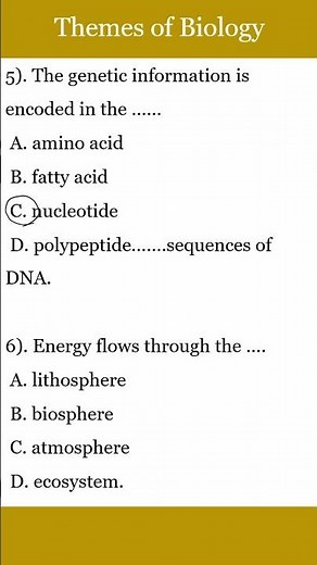 #Themes of Biology