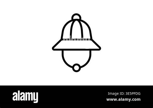 Sleek outline style animated icon of worn archaeologist hat Stock Video Footage - Alamy