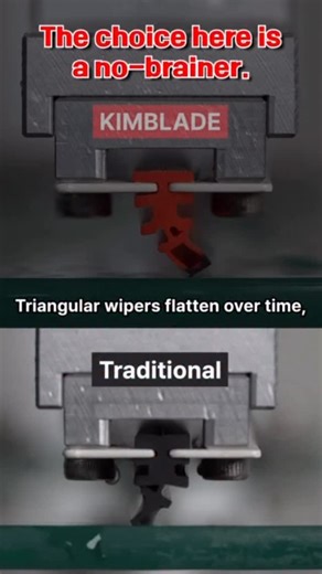8.8K views · 99 reactions | Triangular wipers flatten over time,...
