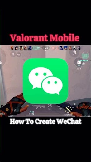 How To Create Wechat🤧#valorant #valrantindia #valorantmobile #gaming #fyp #shorts #wechat #handcam