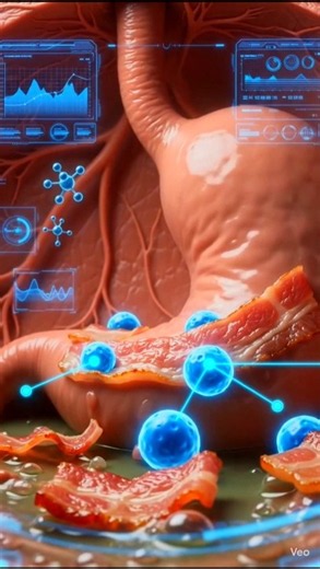 What Happens Inside Your Body After Eating Bacon? 🥓😱 | 3D Medical Animation