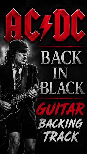 Back in Black - AC/DC Guitar Backing Track.