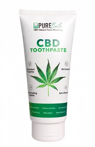 CBD TEETH WHITENING TOOTHPASTE | PureSmile
