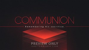 Holographic Cubes - Communion - Title Graphics