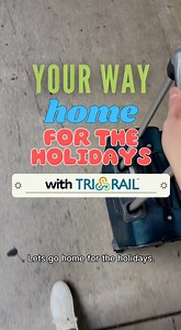 15 reactions | Tri-Rail makes it easy to connect with loved ones this holiday season! Watch as Megan Hayes takes the train from West Palm Beach to Fort Lauderdale-Hollywood International Airport. Save money, skip airport parking and take a stress-free ride with free Wi-Fi and on board luggage racks. Plan your trip at tri-rail.com. | Tri-Rail | Facebook
