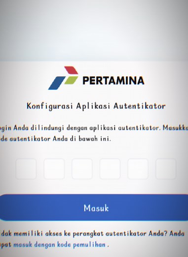 MyPertamina Authenticator Error & Call Center
