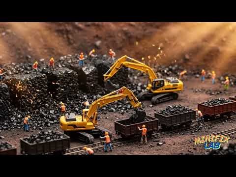 Unbelievable! Tiny Workers Take on a Giant Mine | Minifix Lab