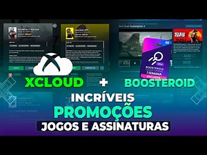 CORRE! SUPER PROMOÇÕES BOOSTEROID & XCLOUD: DESCONTOS EM JOGOS E ASSINATURAS!