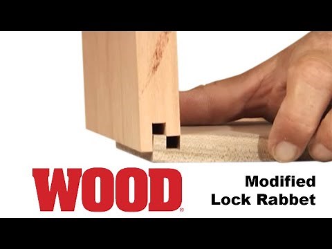 How To Make Drawers with Modified Lock Rabbet Joints - WOOD magazine