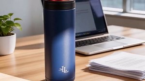 Double Can Cooler Holder - Insulated Sleeve for Two 12oz Beverage Cans with Ergonomic Grip & Secure Fit | Stainless Steel Insulation for Beer, Soda, On-The-Go Use (dark blue)