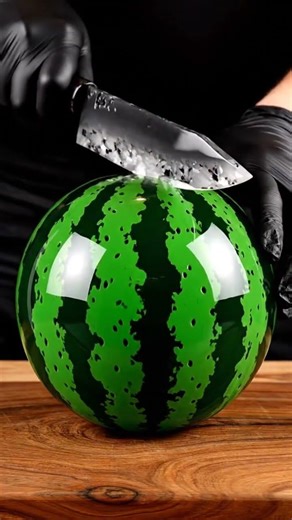Glass Watermelon Reveals Hidden Crystal Forest