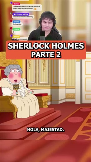 Hola, Majestad. Recuperé las joyas de la corona 👑😂 #PadreDeFamilia #SherlockHolmes #Parte2 #Humor #ClipsSeries