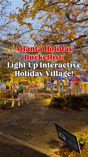 Morgan Trawick | OTPmama (ATL + Outside The Perimeter) on Instagram: "✨ ATL Holiday Bucketlist: Light-Up Holiday Village✨ 📍 Have you ever wanted to step inside of a miniature holiday village? Welcome to the Sparkle Village, a month-long display of six-foot-tall houses, decked out in decor and twinkling lights in @cityofsandysprings at @cityspringsdistrict ! 🎄The Sparkle Village is different every year! These wooden houses are decorated by local businesses, schools, and nonprofits. You can enjo