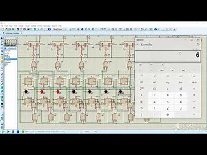 8 Bit Analog to Digital Converter (ADC) on Proteus | Integrated Electronics Project