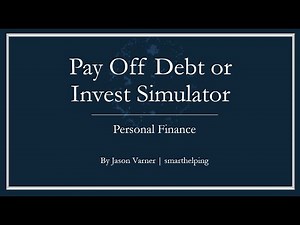 Pay Off Debt Now or Invest: Excel Decision Calculator