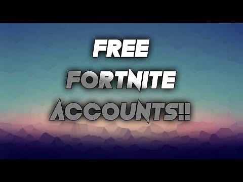 Free Fortnite Accounts Discord Server!! Link In Description