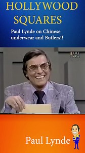 Paul Lynde on Chinese underwear and butlers! too funny! Part 2 | Paul Lynde