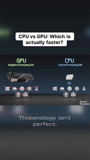 This epic showdown breaks down the *real* speed difference between your CPU and GPU. Think of it like this: need to crunch a *mountain* of similar data? The GPU sprints ahead! But for quick, scattered evaluations or running the whole show (OS, networking), the CPU takes the crown. A fascinating look at why you need *both* in your machine for peak performance. #CPUVsGPU #TechExplained #PCBuilding #Hardware #TechFacts