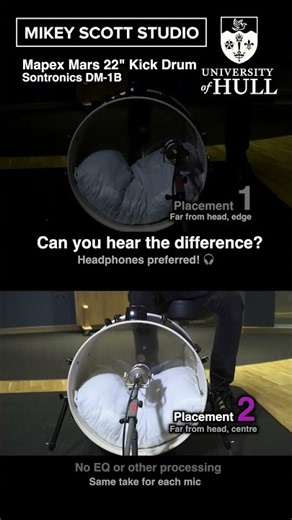 Can You Hear The Difference? Sontronics DM-1B | 4 Kick Drum Mic Positions