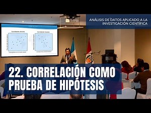 22. Correlación como prueba de hipótesis | Curso de Estadística