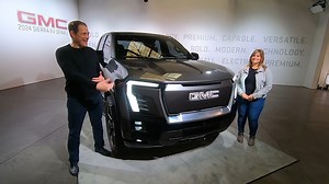 IT'S ELECTRIC!: General Motors electric trucks chief engineer Nicole Kraatz talks about the new GMC Sierra EV Denali electric pickup. | The Fox Garage https://fxn.ws/3AIaD3s | Fox News