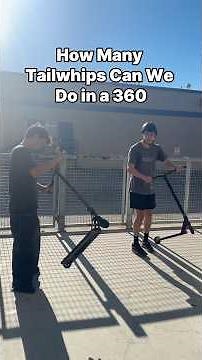 How Many Tailwhips Can We Do in a 360?!