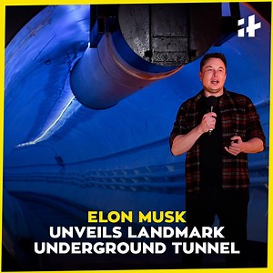 81K views · 873 reactions | #ElonMusk has finally unveiled his underground transportation tunnel. Here's a look | Indiatimes | Facebook