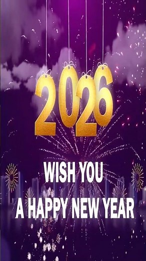 Wish You a Happy New Year 2026 🎆 | Trending New Year Wishes #newyear2026