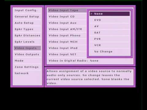 Arcam AVR-600 A/V Receiver Video Guide