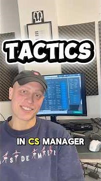 Let’s Take A Look At Tactics in CS Manager