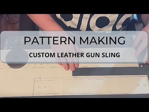 Making a Leather Rifle Sling Pattern