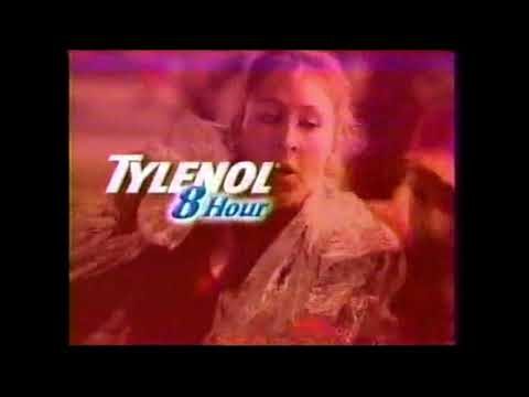 Tylenol 8 Hour - "The New Tylenol For Muscle Pain." (2000s TV Commercial) **VHS Recording**