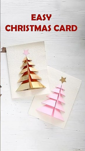 Easy Christmas Card DIY 🎄 | Simple Handmade Holiday Card