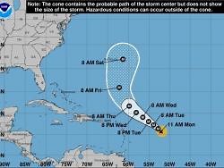 Hurricane Sam is small but mighty, still well offshore