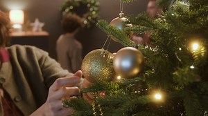 Christmas tree decorations | Free Stock Video Footage